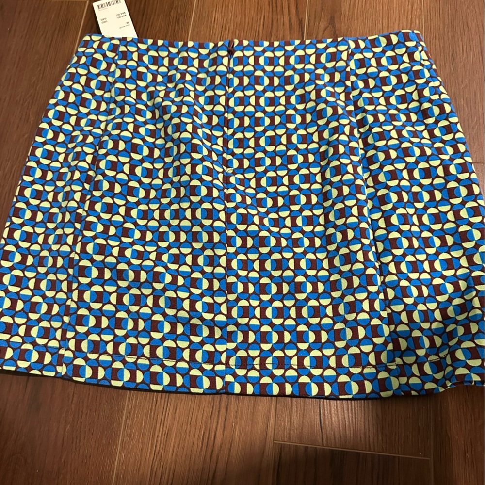 Urban Outfitters colorful mini skirt